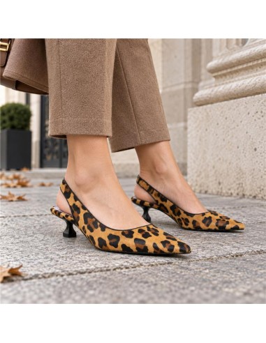 chaussures habillées femme  poil de poney beige W-DISEO-CAMEL