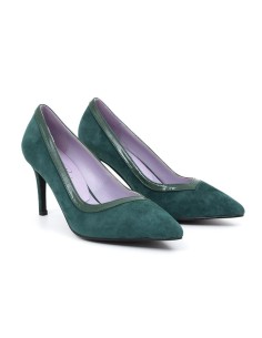 chaussures habillées femme suède vert W-DOLY-VERDE 2