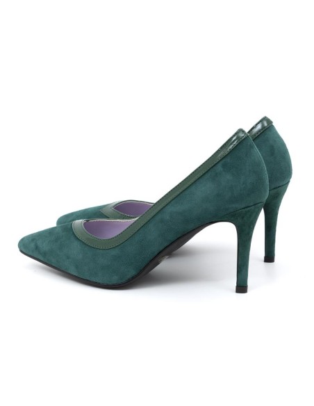 Green suede Dressing Shoes