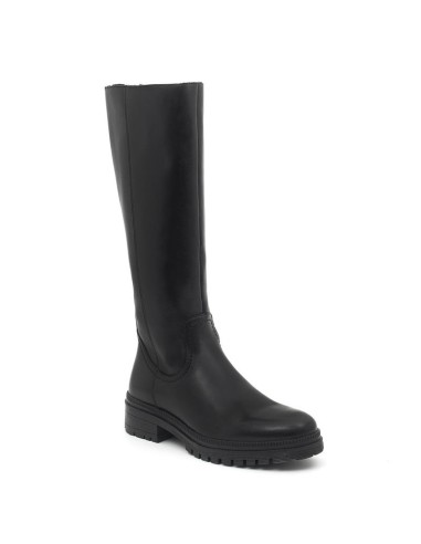 bottes femme de peau le noir W-GRISEL-BLACK