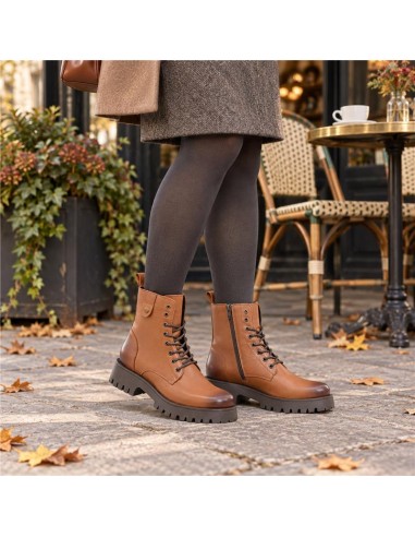 bottes femme de peau cuir W-KARI-CUERO