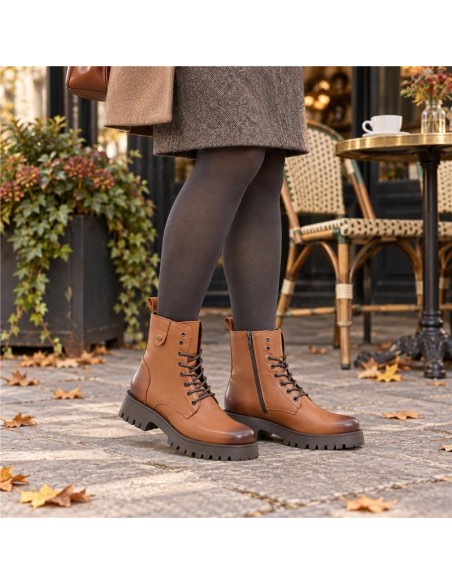 bottes femme de peau cuir W-KARI-CUERO