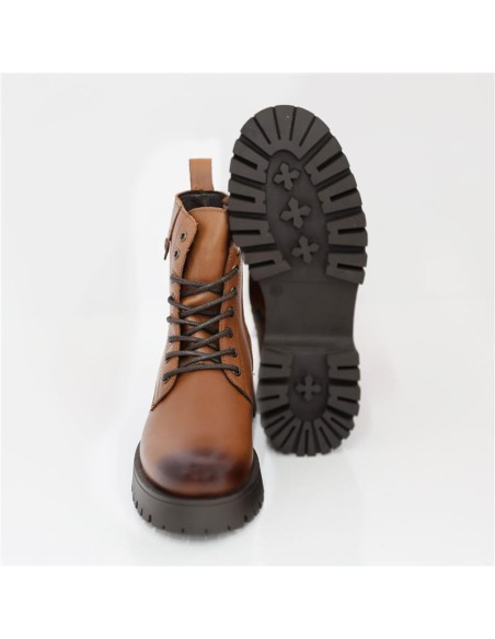 Light Brown leather Women's high boots