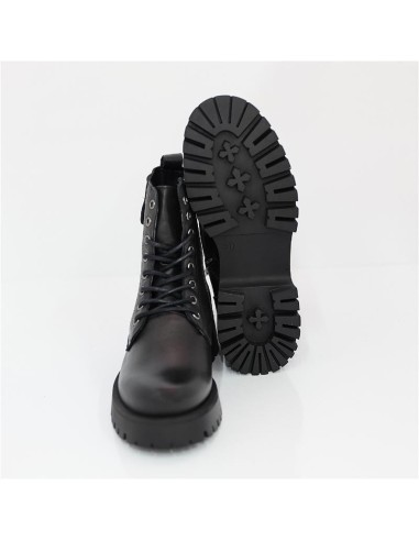 Black leather Women's high boots