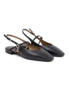 chaussures habillées femme de peau le noir W-LUNA-BLACK