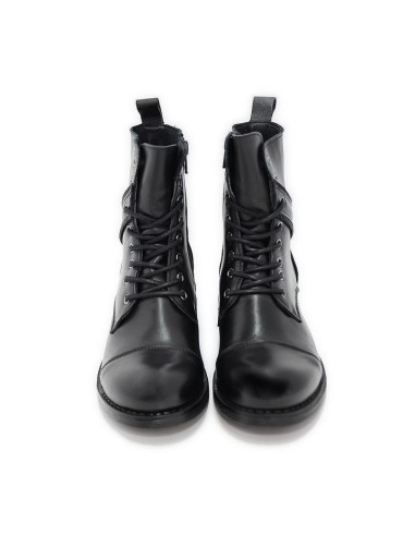 bottines femme de peau le noir W-MAGOR-BLACK