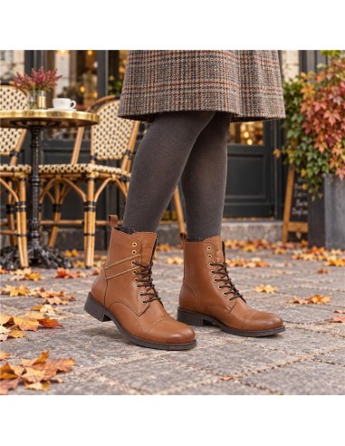 bottines femme de peau cuir W-MAGOR-CUERO