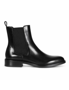 Botines Chelsea de piel con hebilla color negro 2