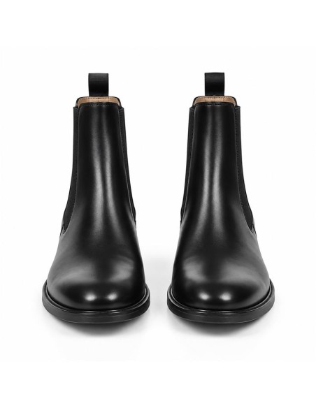 bottines chelsea de peau le noir W-MALERO-BLACK