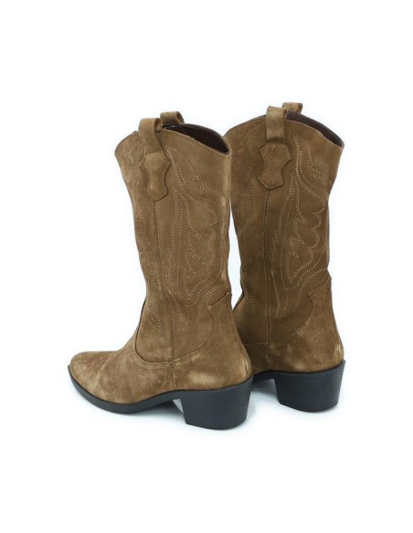 Light Brown suede Women's high boots