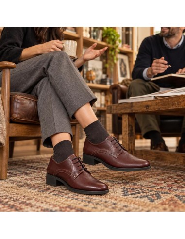 Burgundy leather Dressing Shoes