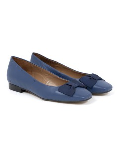 chaussures habillées femme de peau bleu W-MELINA-NAVY 2