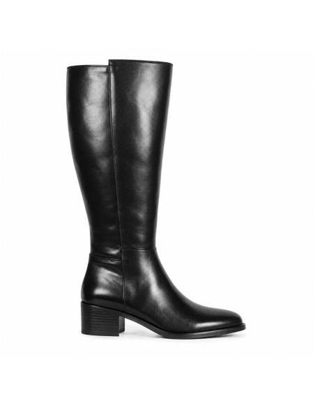 bottes femme de peau le noir W-MONANTE-BLACK