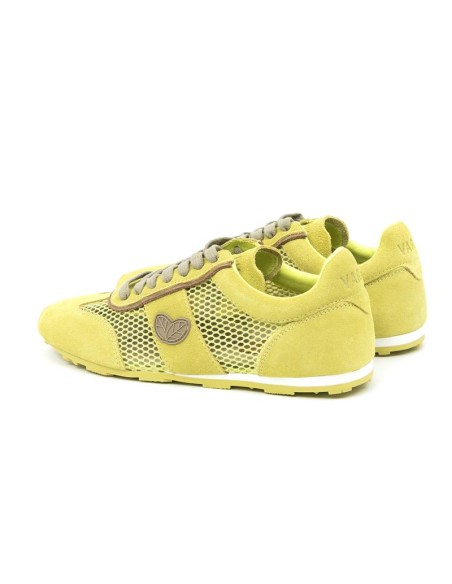 baskets femme suède venu W-MORA-YELLOW