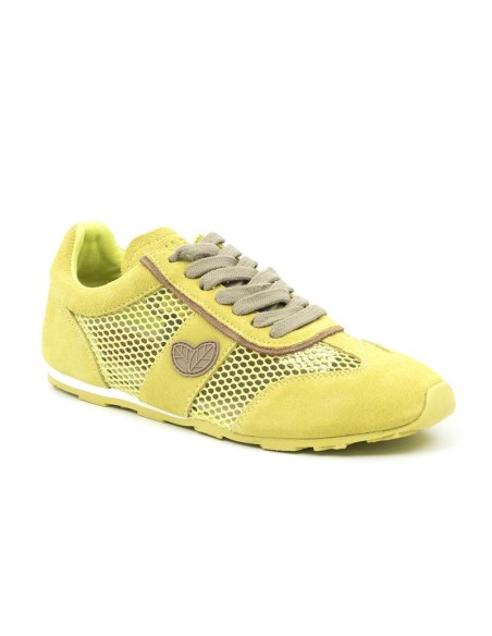 Yellow suede Women's sneakers