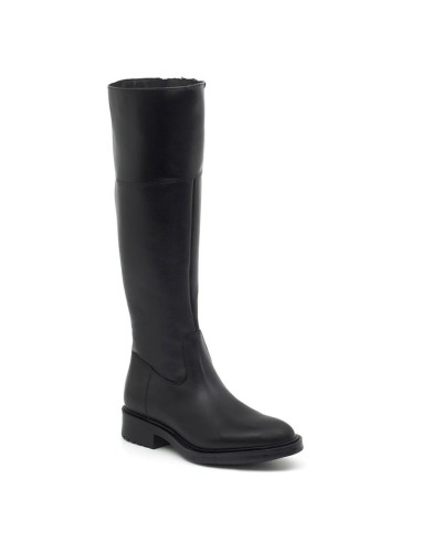 bottes femme de peau le noir W-MORNIA-BLACK