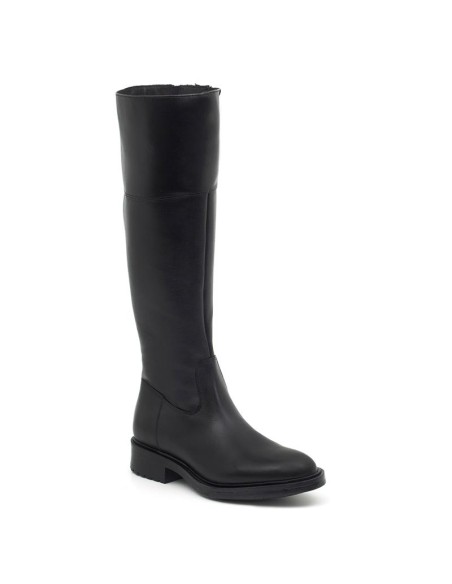 bottes femme de peau le noir W-MORNIA-BLACK