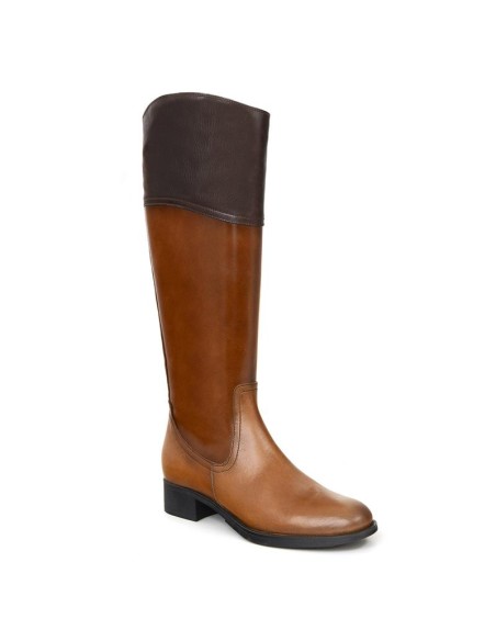 Light Brown leather Women's high boots