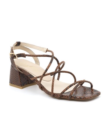chaussures habillées femme de peau marron W-NICE-BROWN