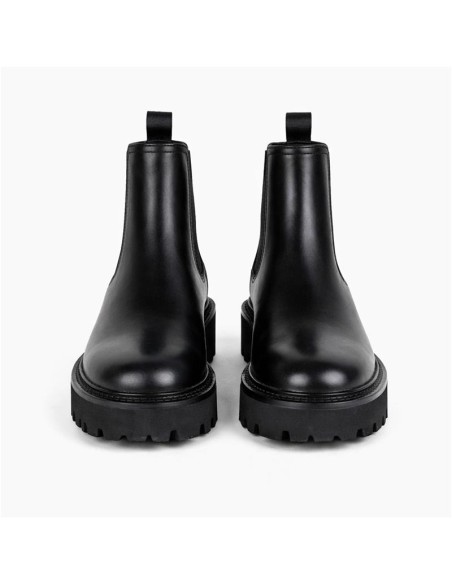bottines femme de peau le noir W-NOELIA-BLACK