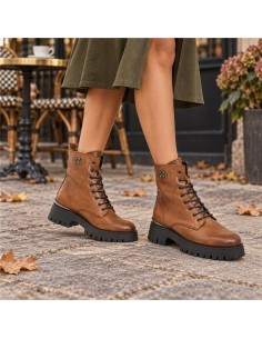bottines femme de peau cuir W-NOFENA-CUERO