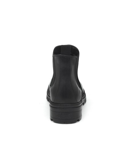bottines femme de peau le noir W-ORELIA-BLACK