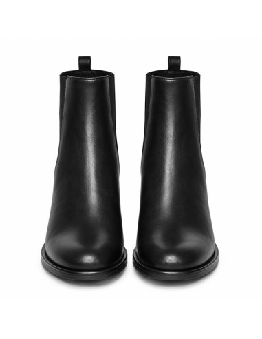 bottines femme de peau le noir W-PELINO-BLACK