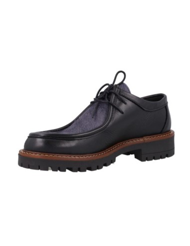Zapato de Vestir de piel liso color negro