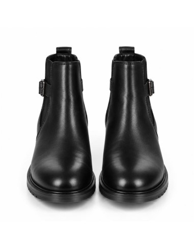 bottines chelsea de peau le noir W-PIVANTE-BLACK