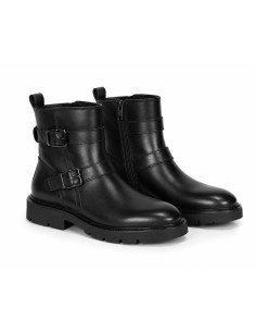 bottines femme de peau le noir W-POLURA-BLACK 2