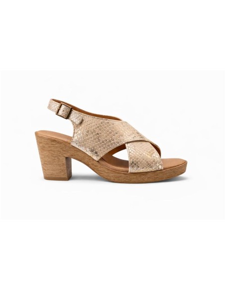 sandales femme de peau beige W-SALENA-TAUPE