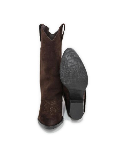 bottes femme suède marron W-SAMORI-MOKA
