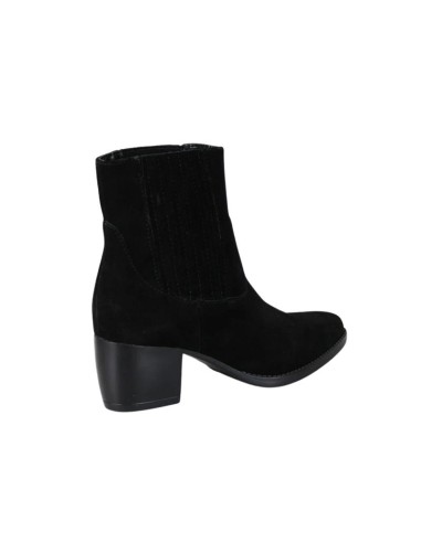 Black suede women's boots