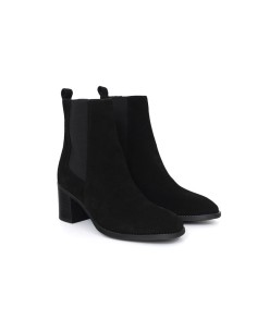 bottines femme suède le noir W-SANDORA-BLACK 2
