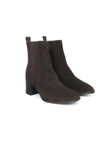 bottines femme de peau marron W-SANDORA-BROWN