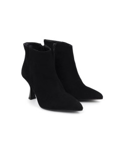 Black suede women's boots 2