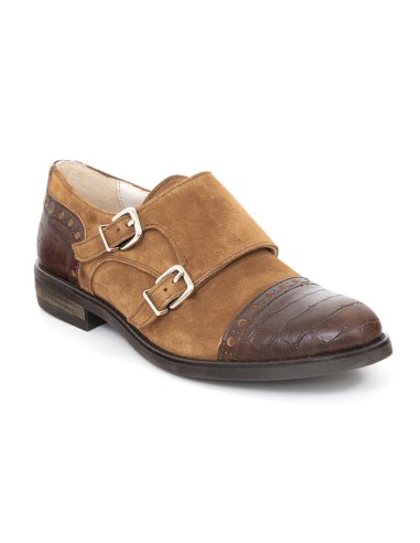 Beige combined with leather Dressing Shoes