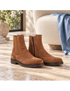 bottines femme suède cuir W-SERRA-CUERO