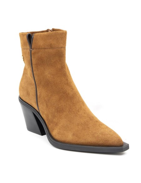 Light Brown suede women's boots
