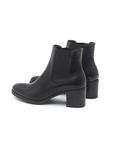 bottines femme de peau le noir W-VENDOR-BLACK