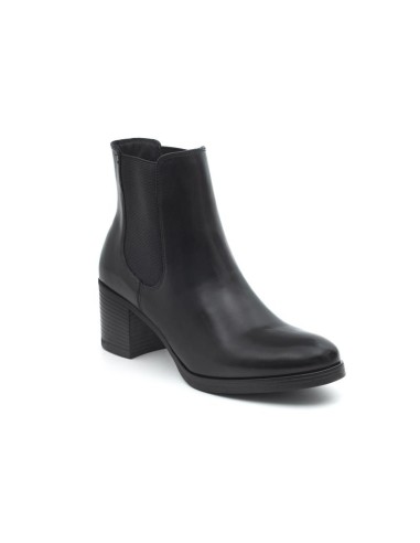 bottines femme de peau le noir W-VENDOR-BLACK