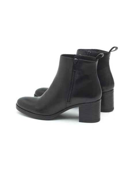 bottines femme de peau le noir W-VERINO-BLACK