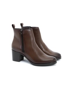 bottines femme de peau marron W-VERINO-BROWN 2
