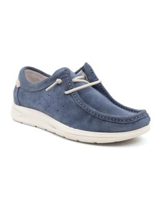 Nautique suède bleu WALDO-BLUE 2