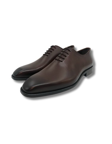 Oxford de piel liso color cuero
