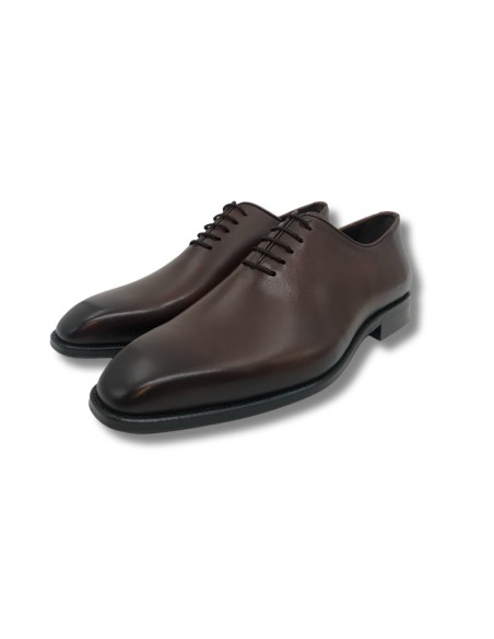 Oxford de piel liso color cuero