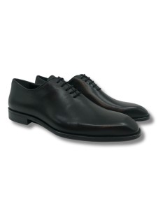 Oxford de piel liso color negro 2
