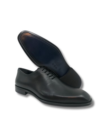 Oxford de piel liso color negro