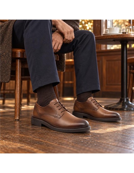Light Brown leather derby