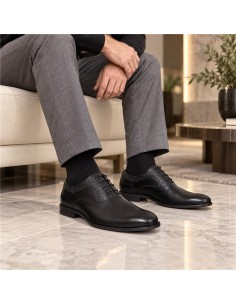 Oxford de peau le noir DORLIN-NEGRO